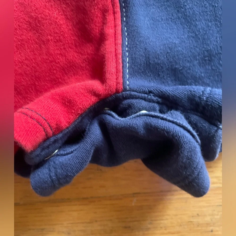 Ralph Lauren Kids Polo Romper - Red, White, and Blue - Picture 4 of 5